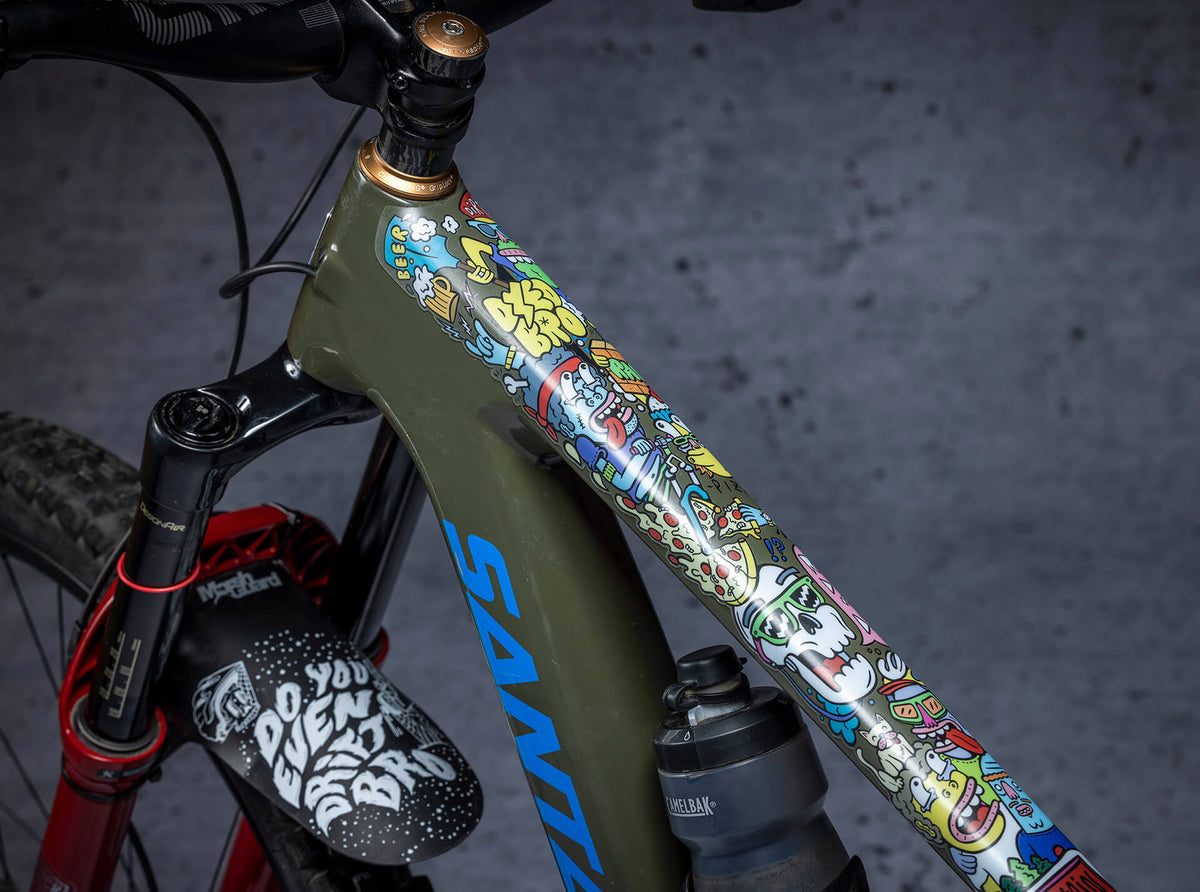 Protector Cuadro Bicicleta Pro Full Hawaii Dyedbro – Novena Racing