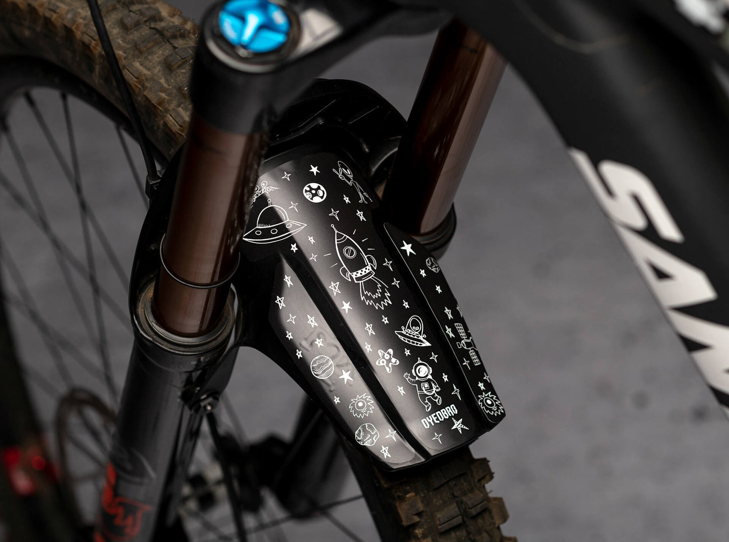 Space Trip Mudguard Decal