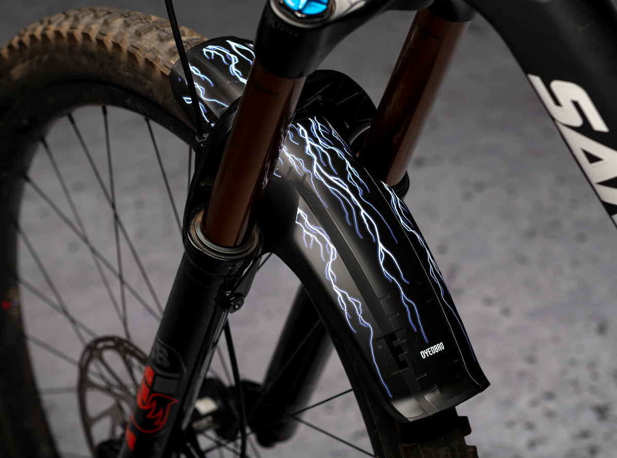 Lightning Mudguard Decal