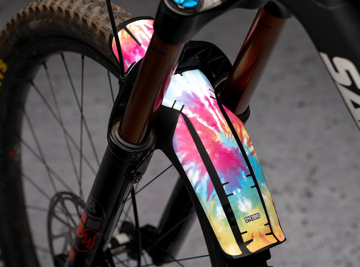 Tie Dye Mudguard Decal