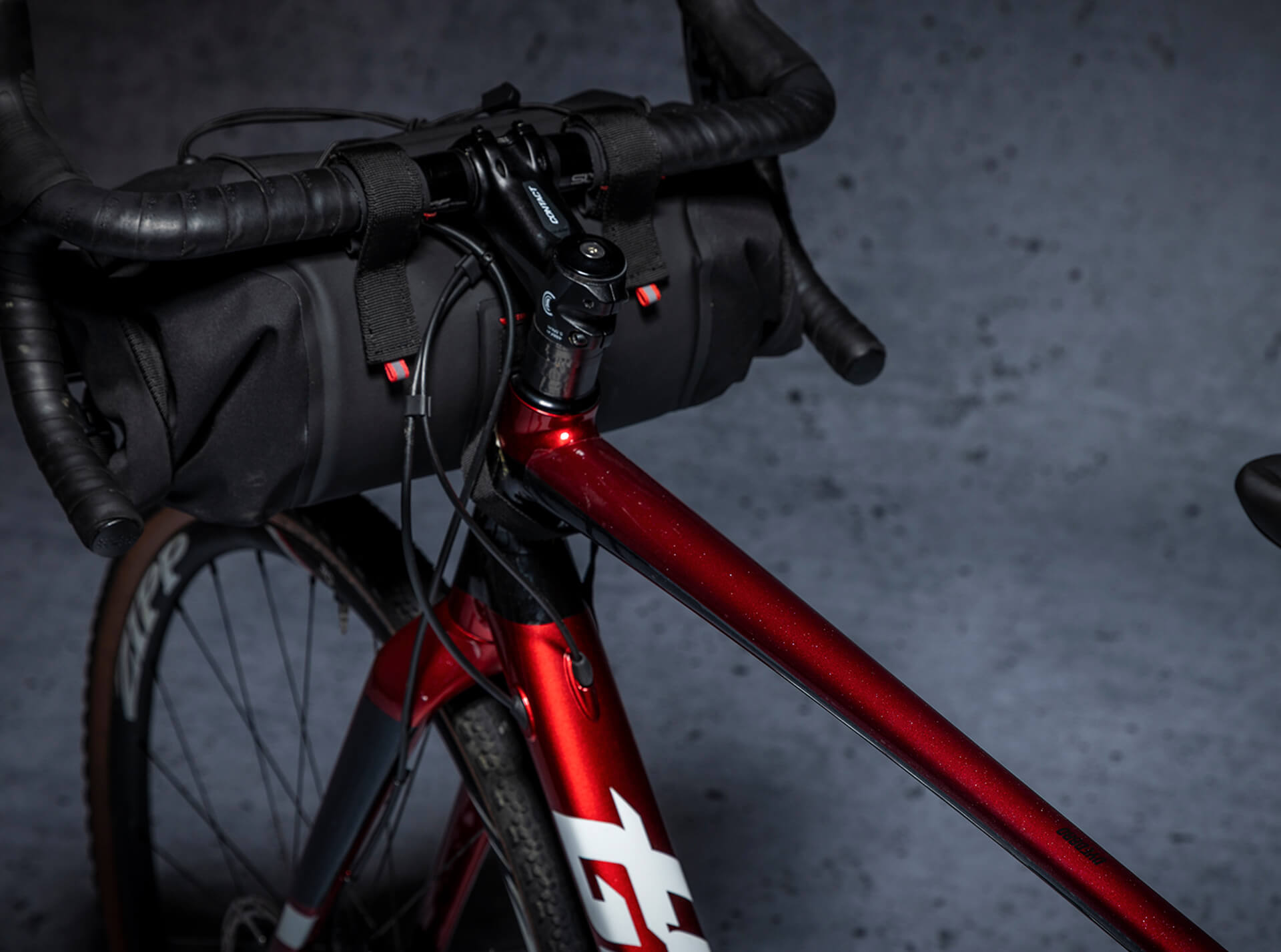 gravel bike downtube protector DYEDBRO Frame Protection - Clear Glitter