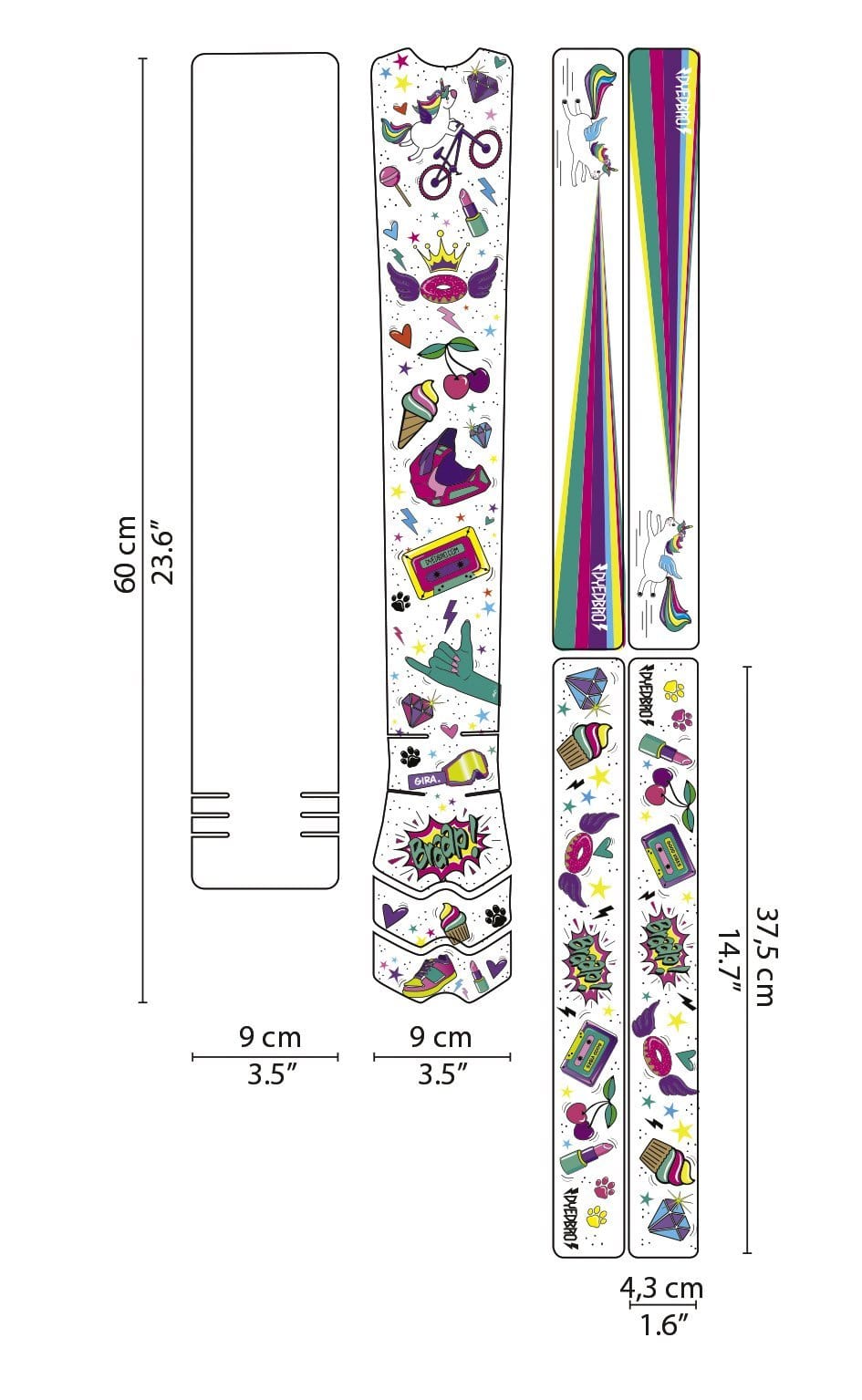 Unicorn Glitter Vector