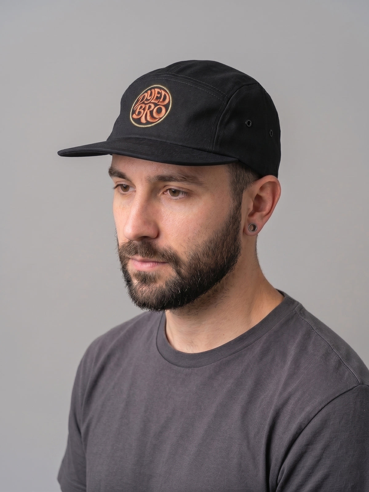 DYEDBRO 5-Panel Mocha Logo Cap