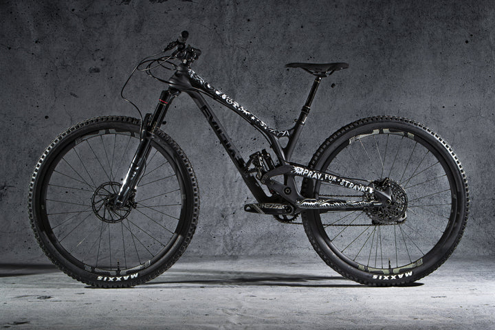 Side view of bike