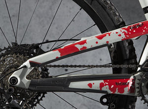 Kill m´all design by DYEDBRO driveside chainstay shot