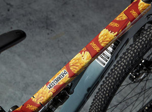 French Fries design by DYEDBRO top tube shot