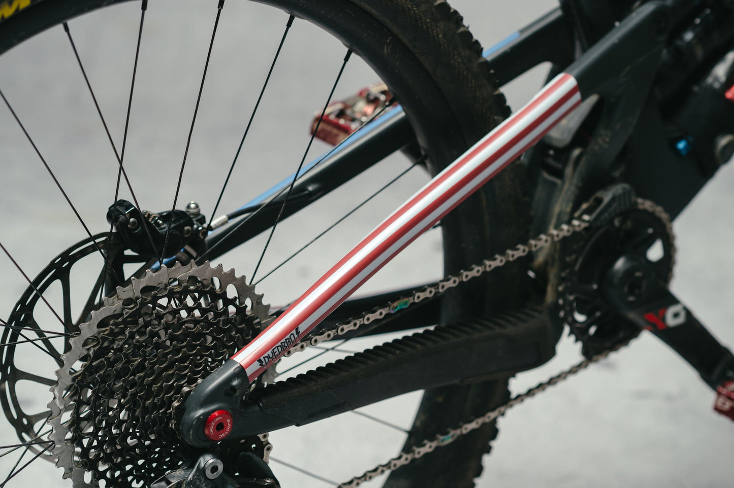 American Flag on Santa Cruz Megatower Seat Stays