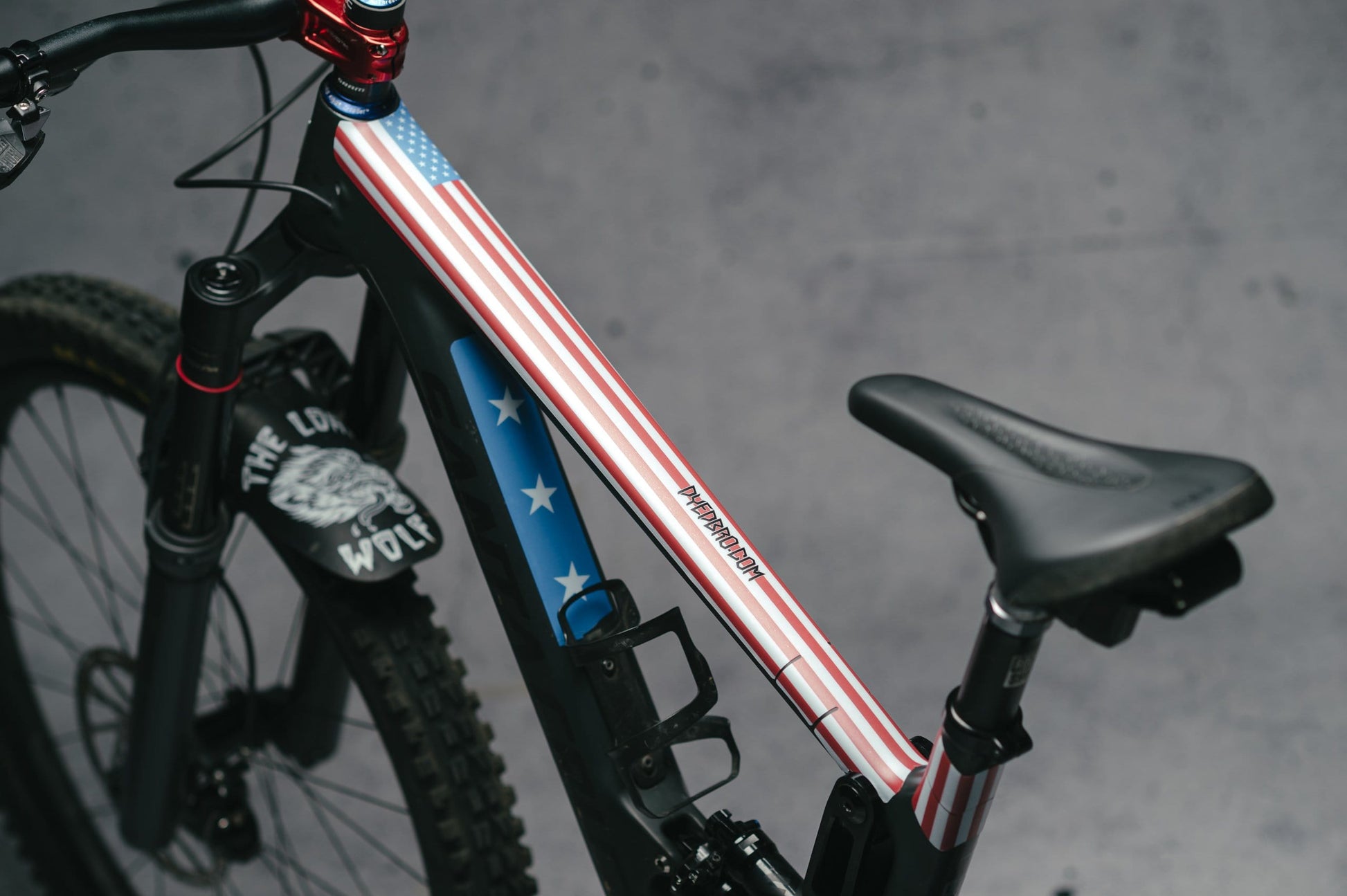 American Flag on Santa Cruz Megatower DYEDBRO