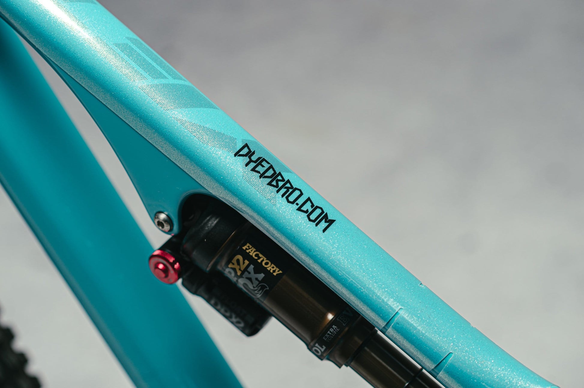 Clear Glitter toptube shot by DYEDBRO