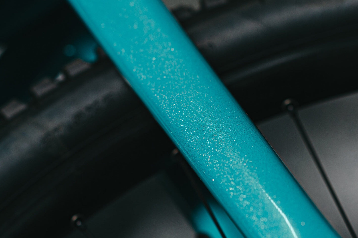 Clear Glitter detail shot by DYEDBRO