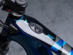 Clear Gloss toptube detail shot by DYEDBRO