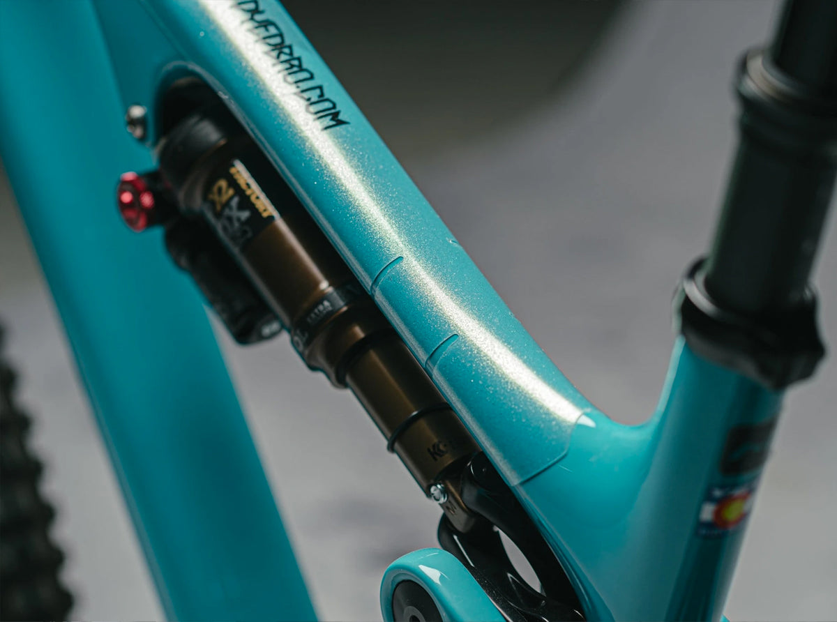 Clear bike frame shop protection