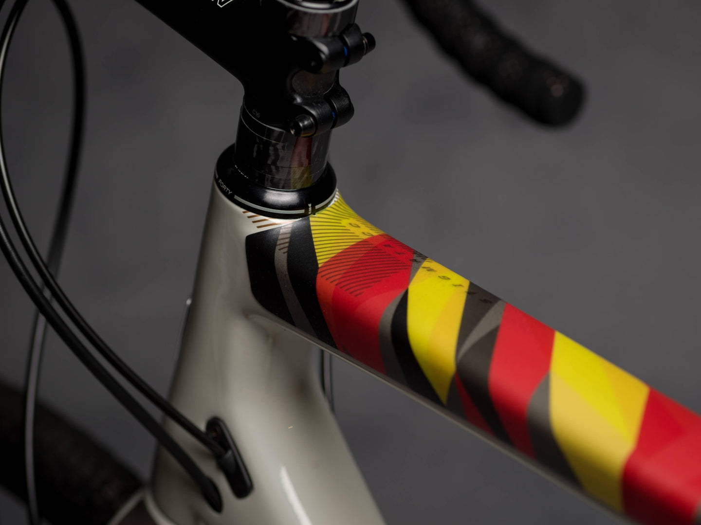 Country Germany Flag top tube shot by DYEDBRO