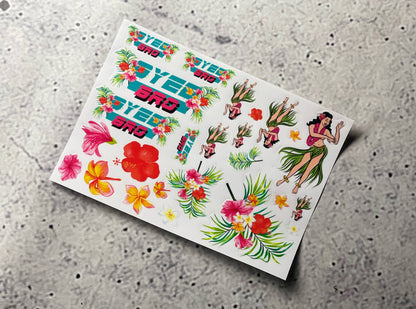 Hawaii Sticker Set