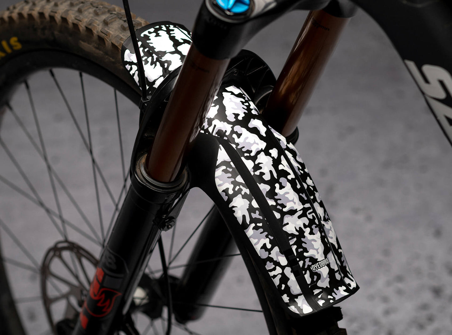Camo Mudguard Decal