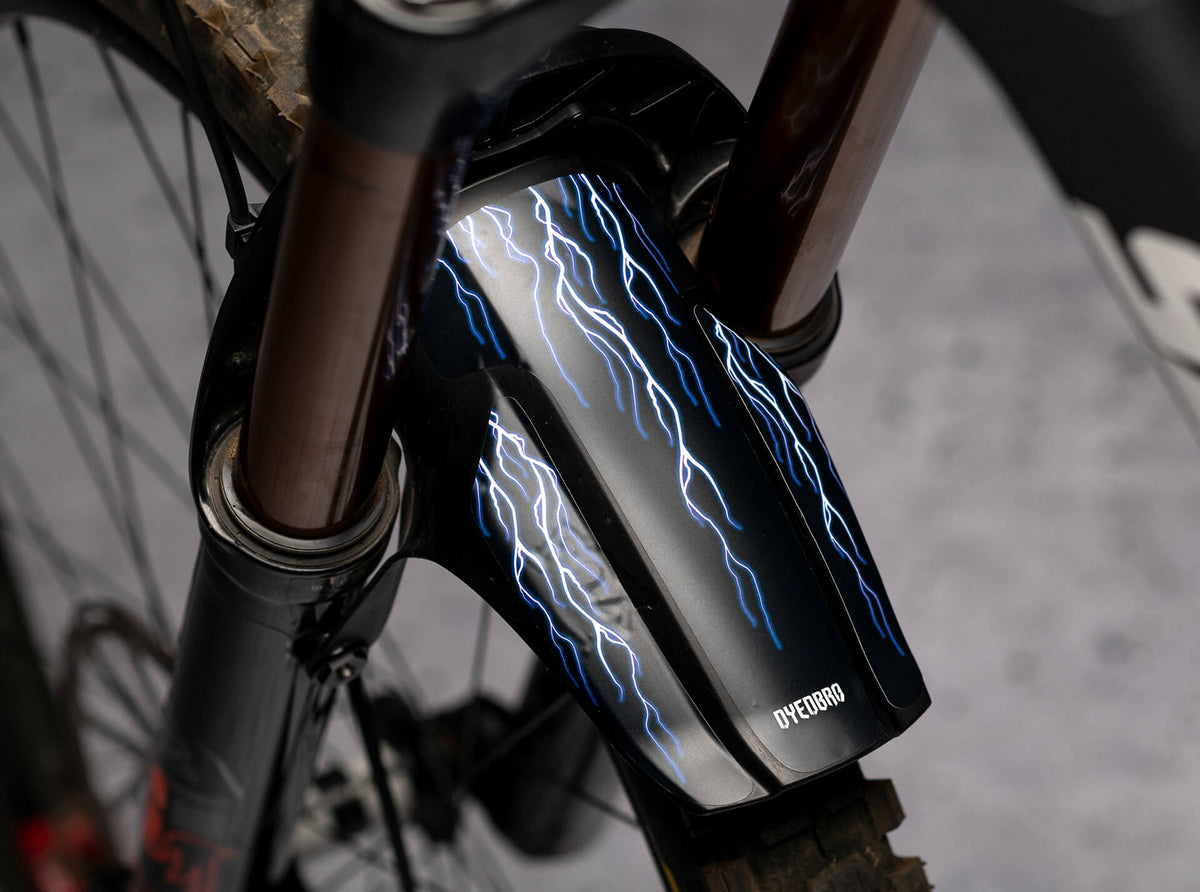 Lightning Mudguard Decal