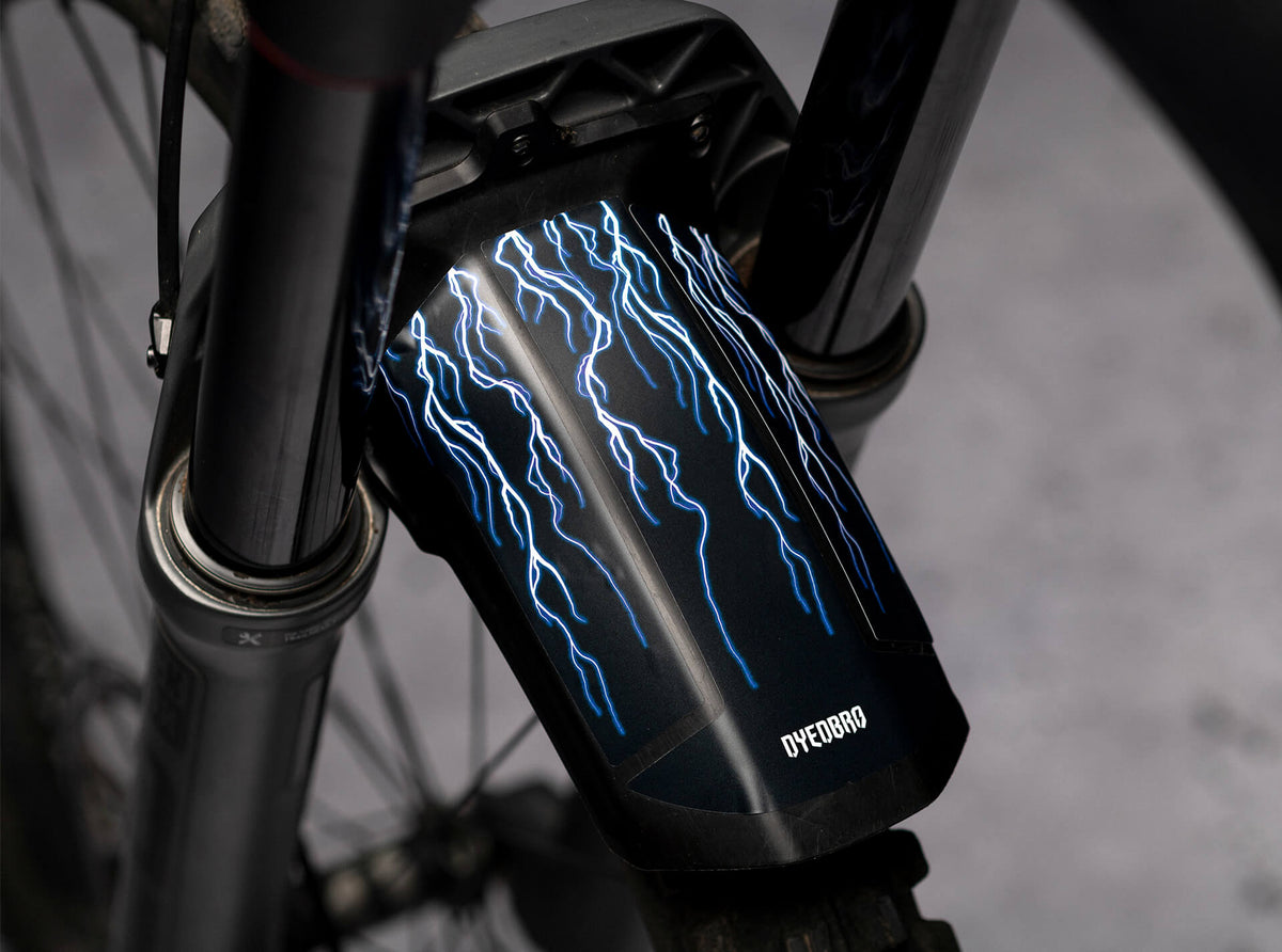 Lightning Mudguard Decal