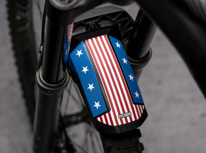 American Flag Color Mudguard Decal
