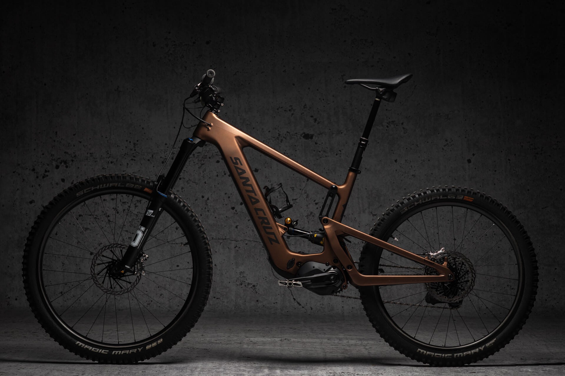 Black, Matt / Clear e-Bike  black matt