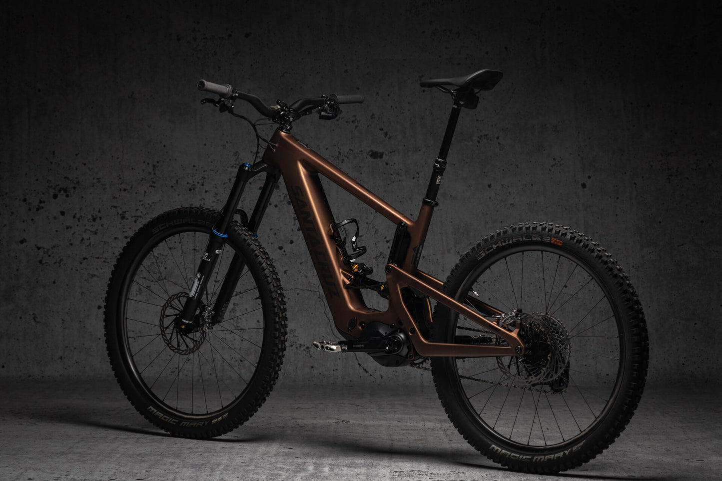 Black, Matt / Clear e-Bike black matt