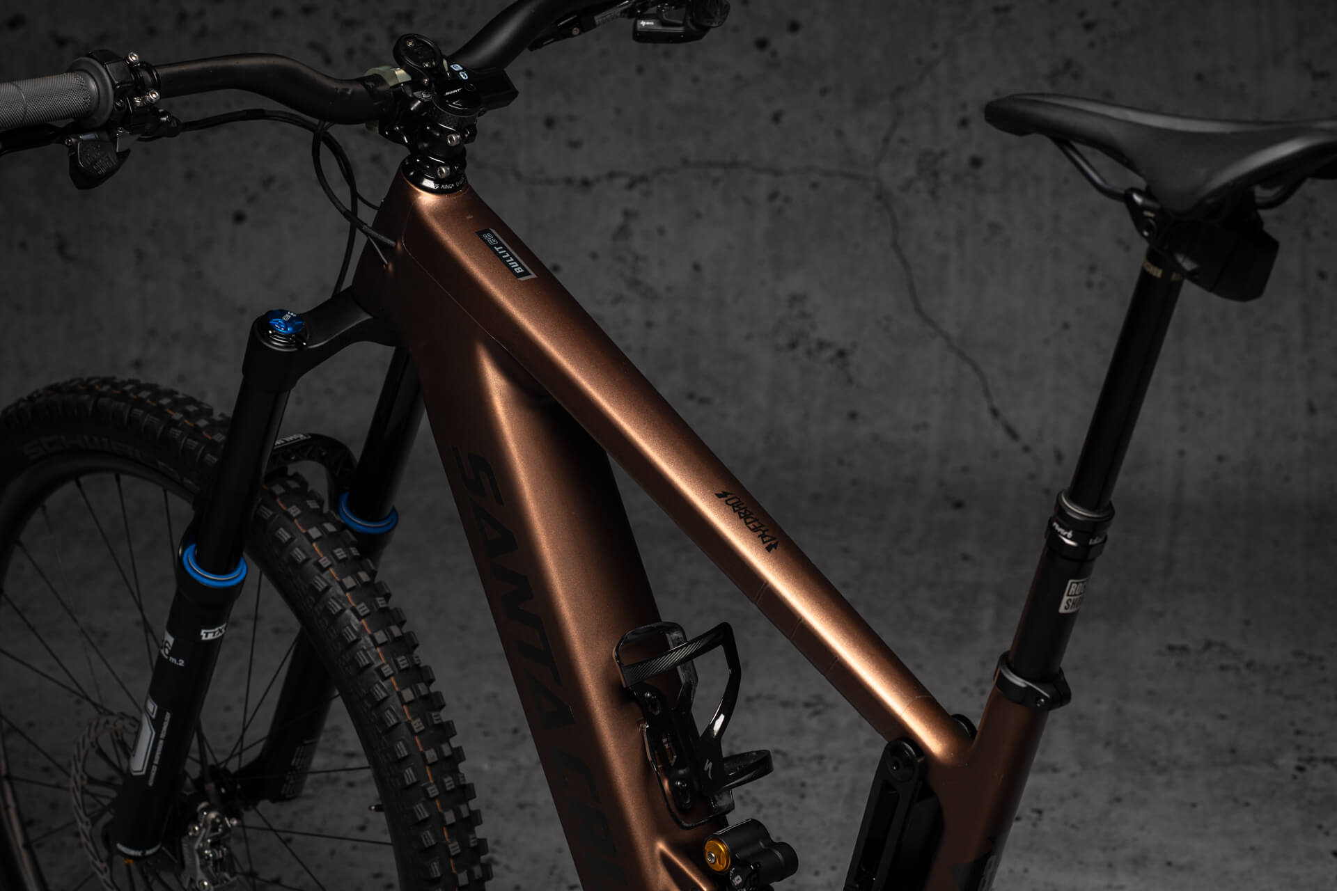 Black, Matt / Clear e-Bike black matt