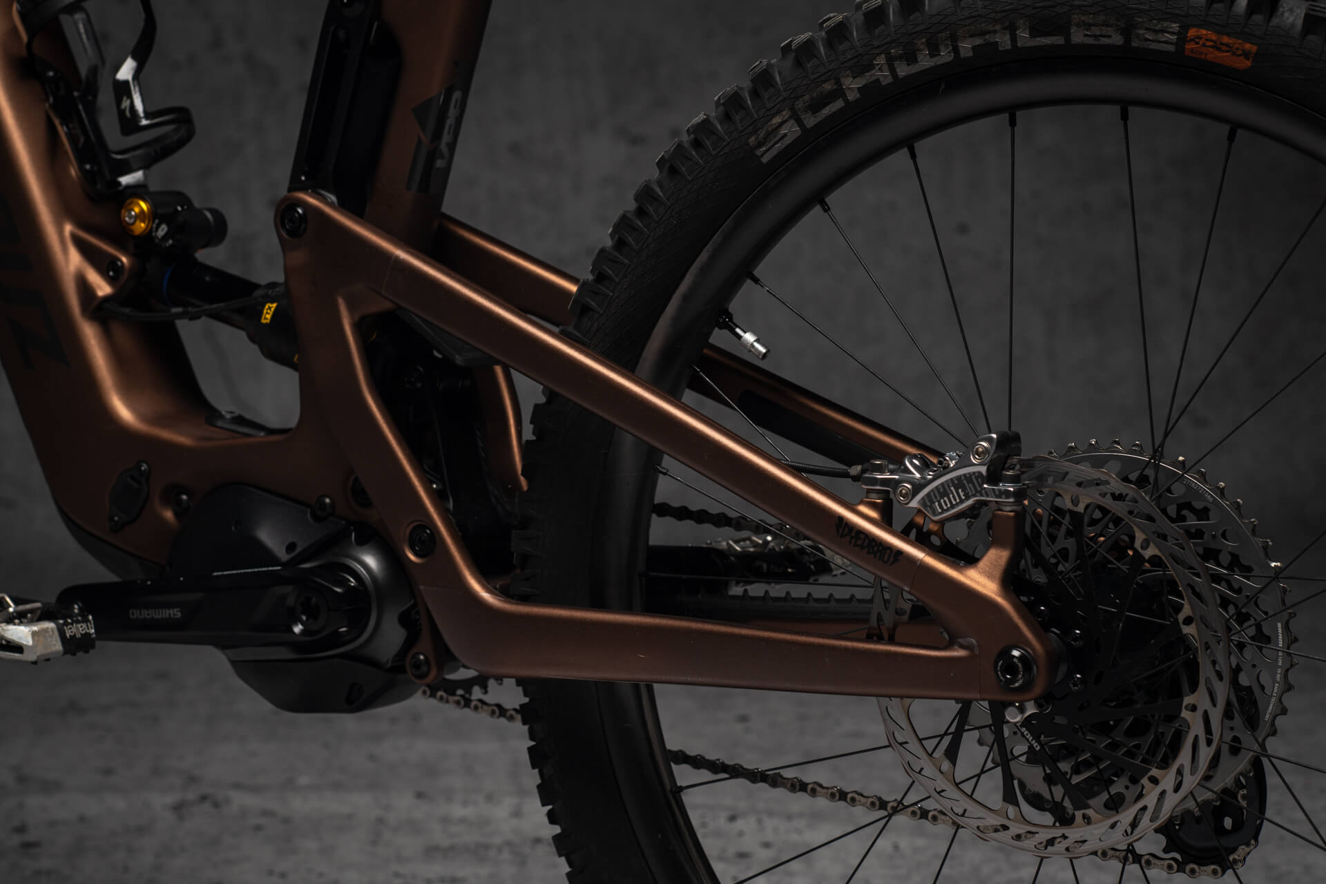 Black, Matt / Clear e-Bike black matt