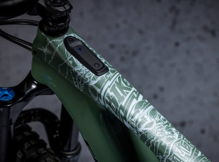 Protector Cuadro Pro Full E-Bike Transparente Brillante Dyedbro