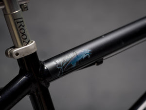 Flames design by DYEDBRO toptube side shot