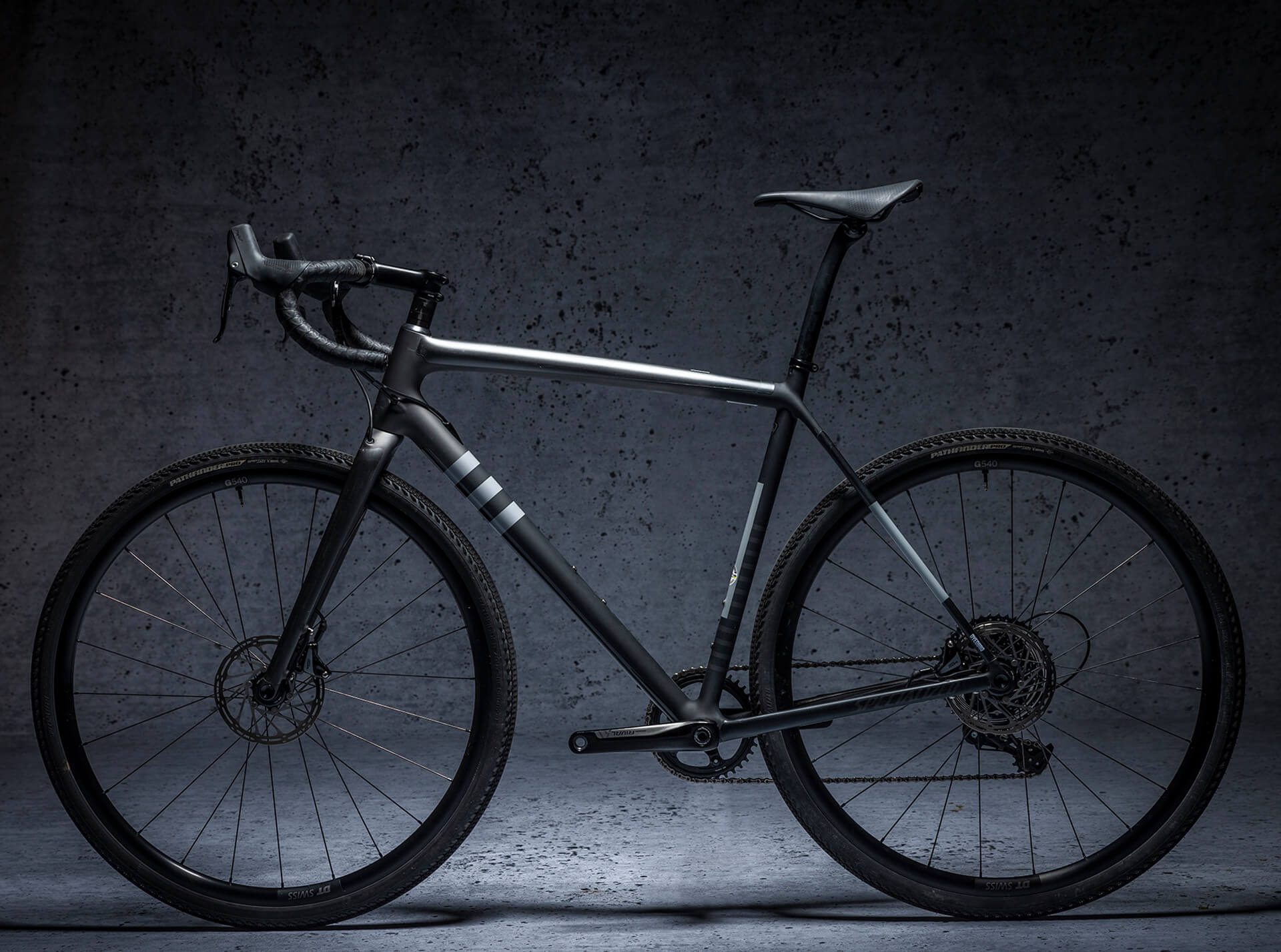 gravel bike matt Clear Matt Gravel, White