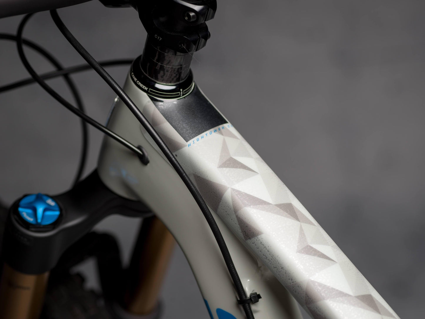 Geometric design by DYEDBRO top tube shot