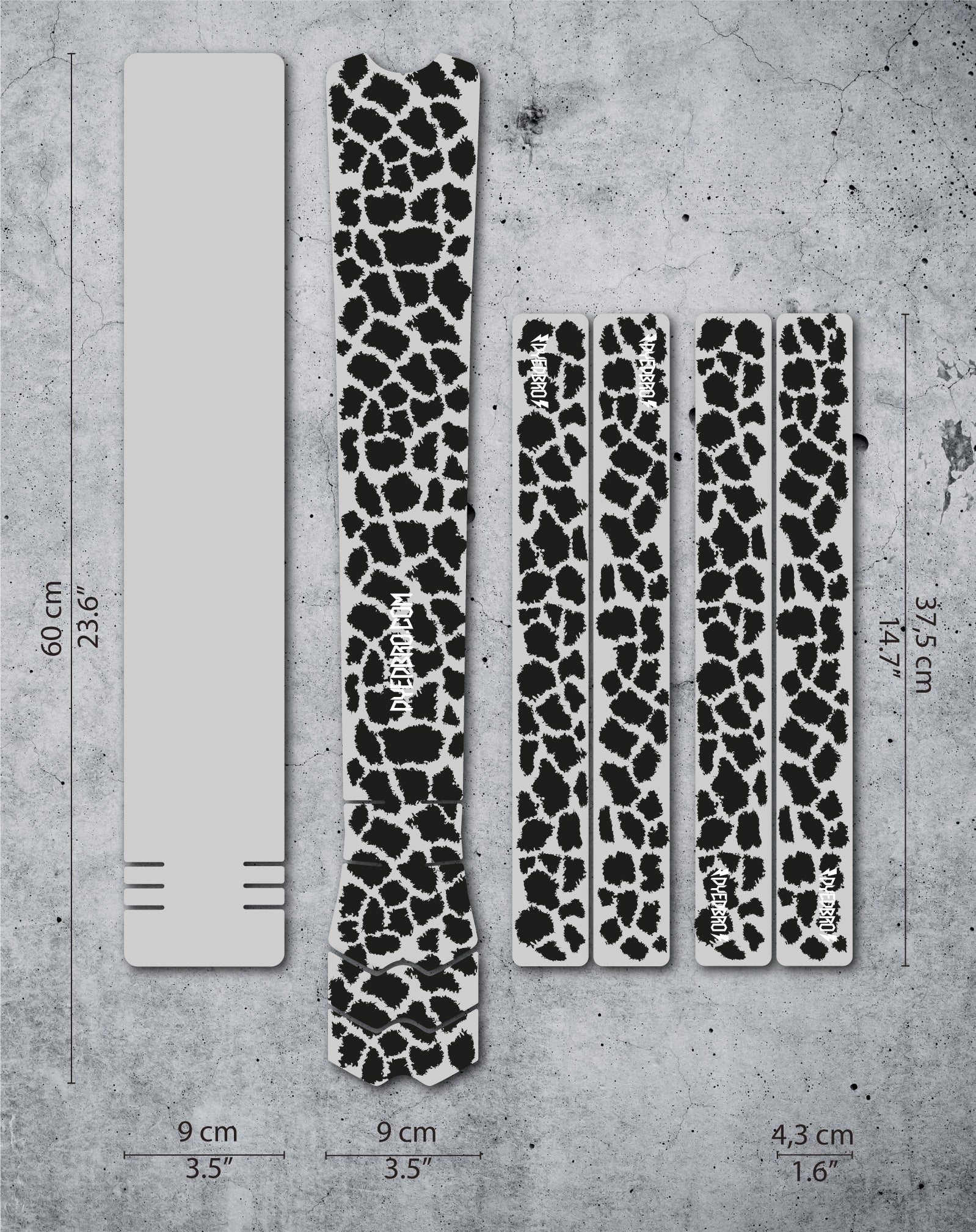 Black, Gloss / K Mack Animal Print black gloss