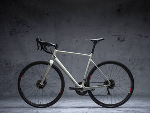 Stay Free design by DYEDBRO in Black side profile of bike