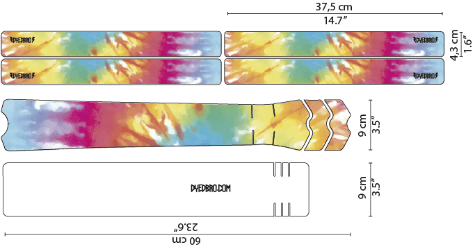 Tie Dye design by DYEDBRO Vector