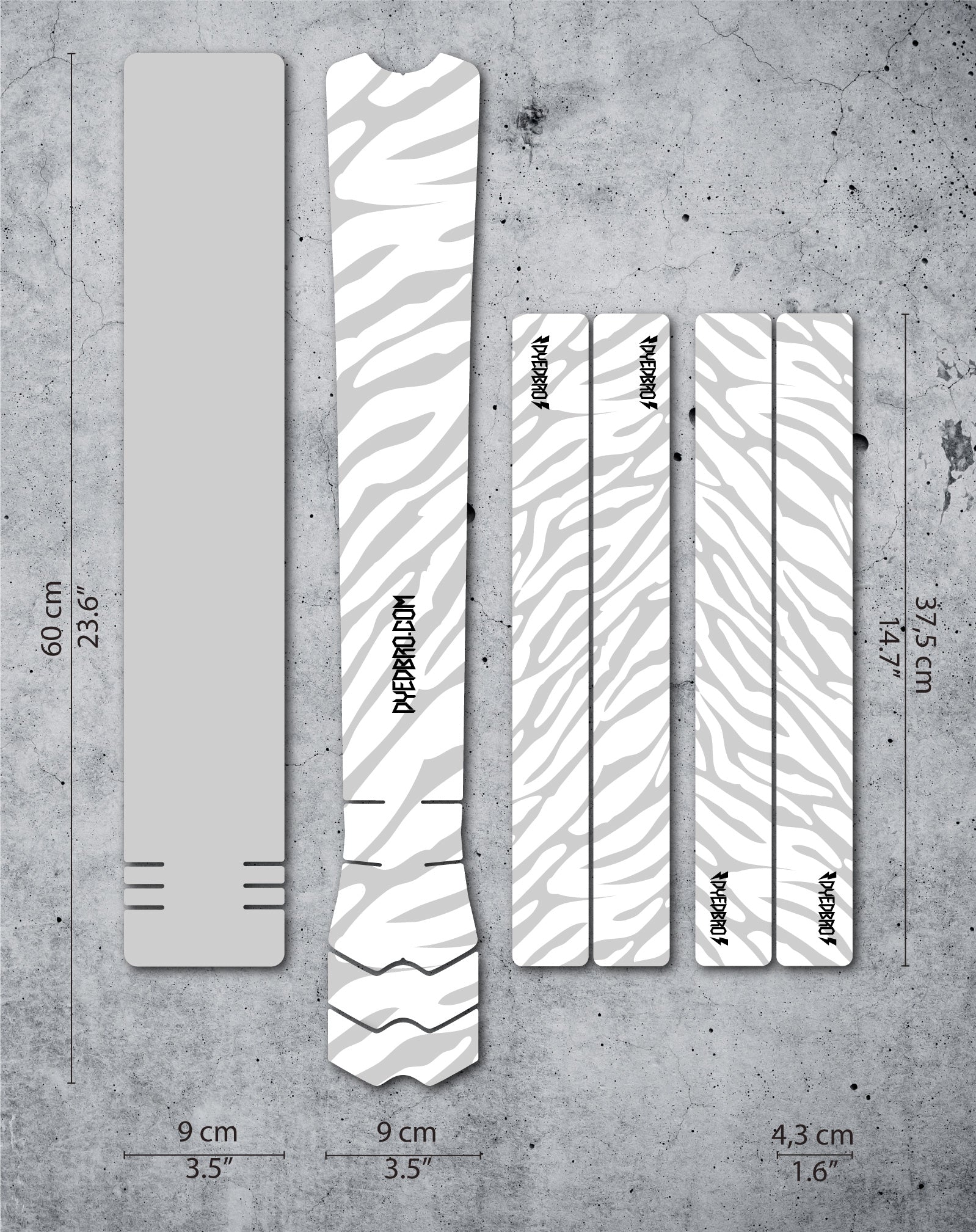 White, Gloss / Zebra white gloss